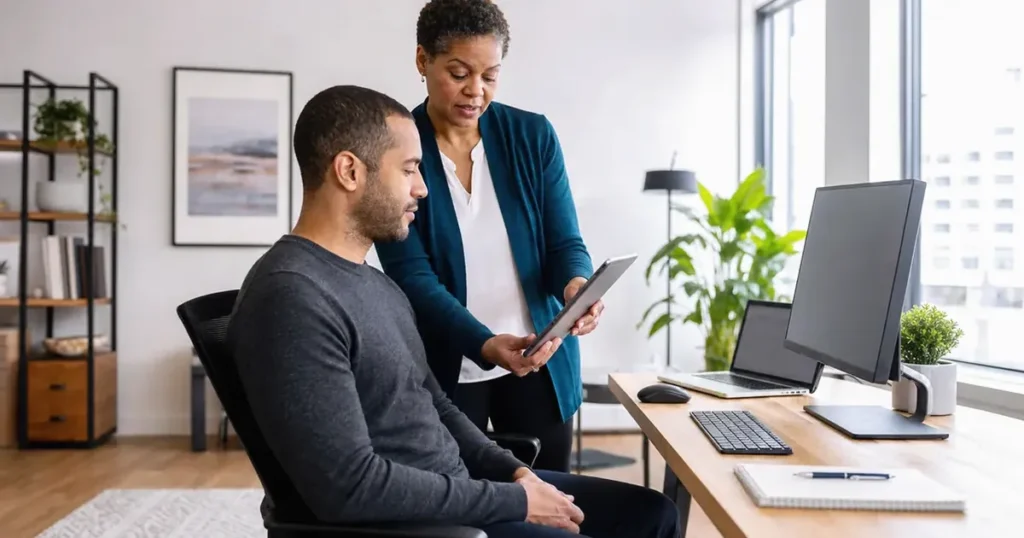 ergonomie du poste de travail — information chiropratique à Montréal