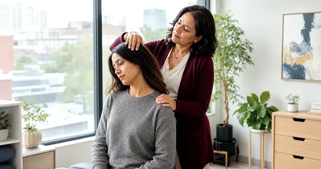 stretches for neck tension — chiropractic information in Montreal