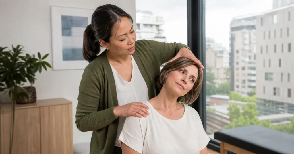 Conseils sur se craquer le dos risques pour les patients à Montréal