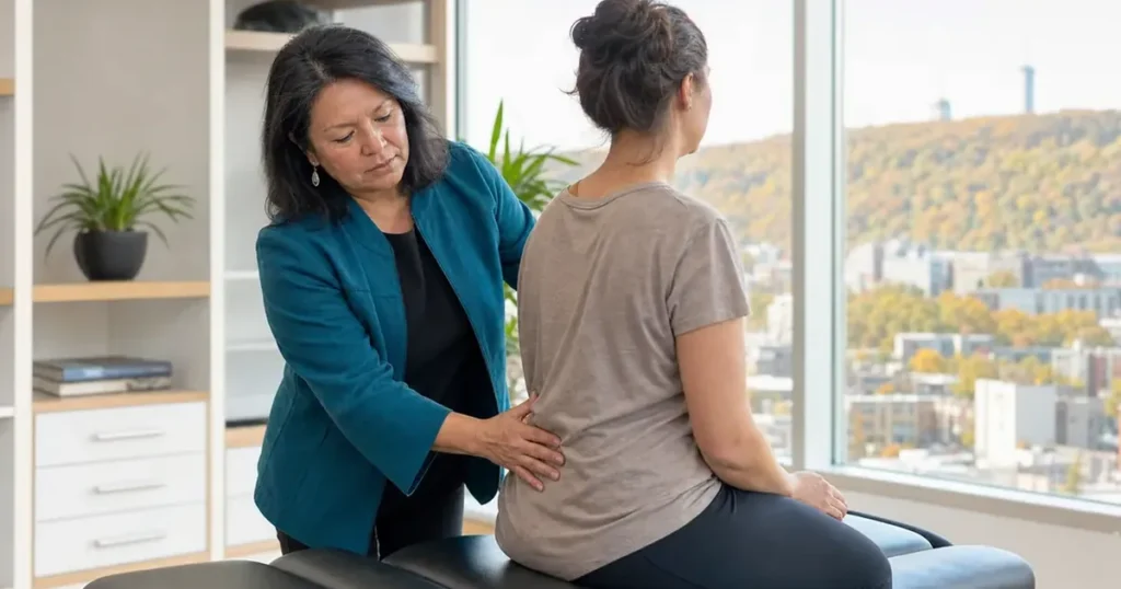 stretching before a chiropractic adjustment — chiropractic information in Montreal