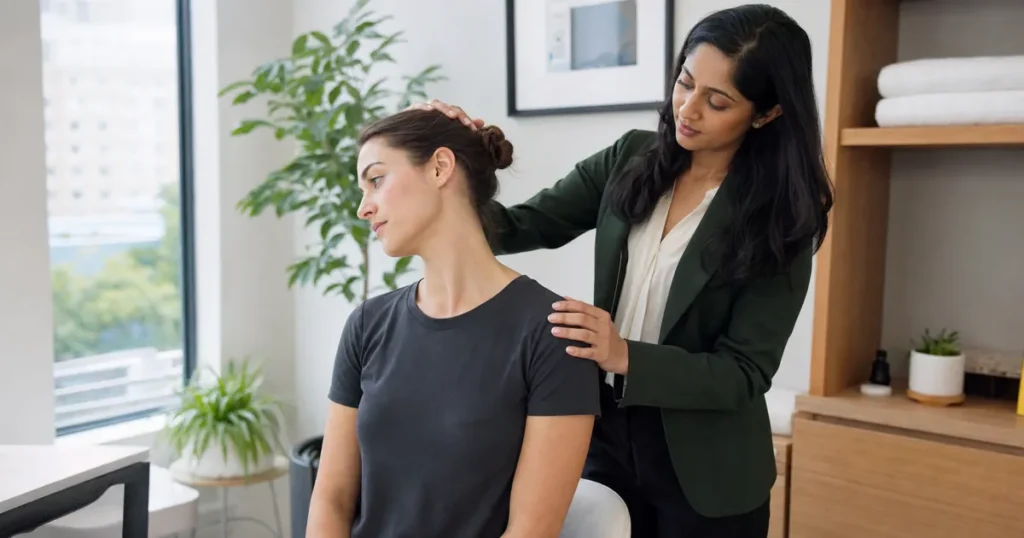 neck stiffness upon waking — chiropractic information in Montreal